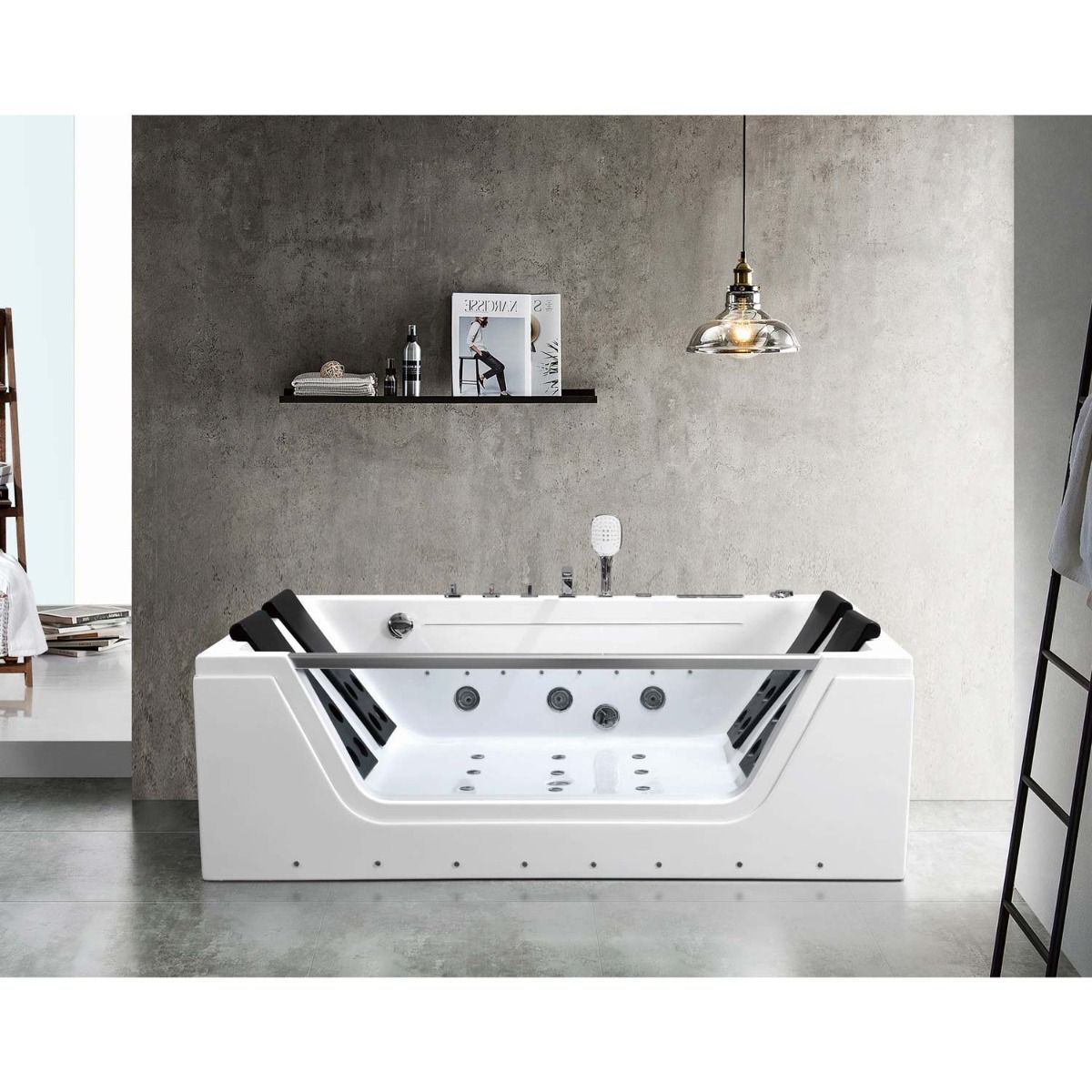 Crystal Aqua Duo Lux G A041 180x120x58 sa grejačem hidromasažna kada