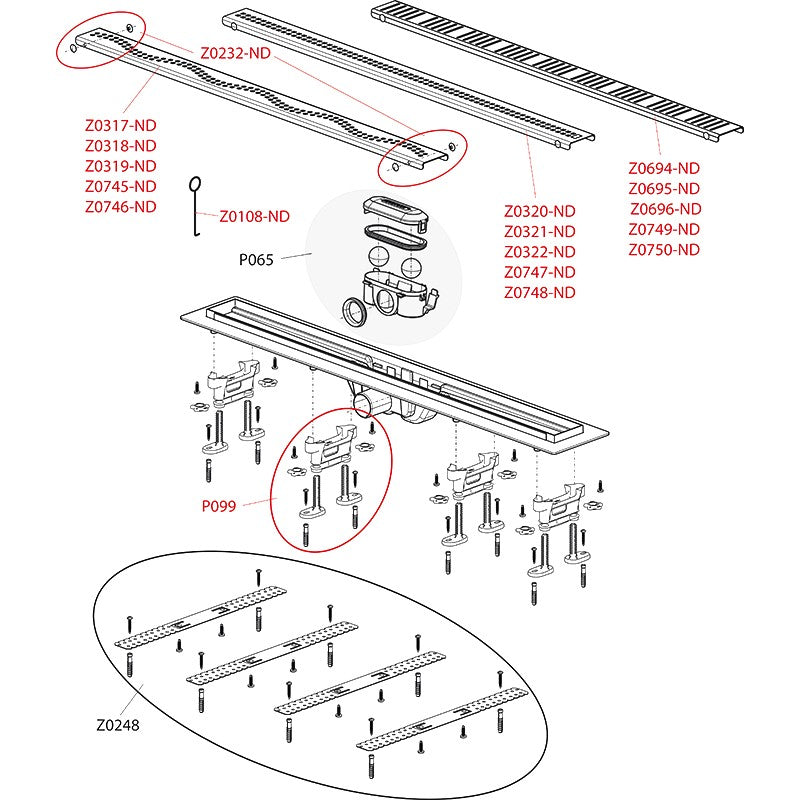 Alca APZ10-550M set sa rešetkom