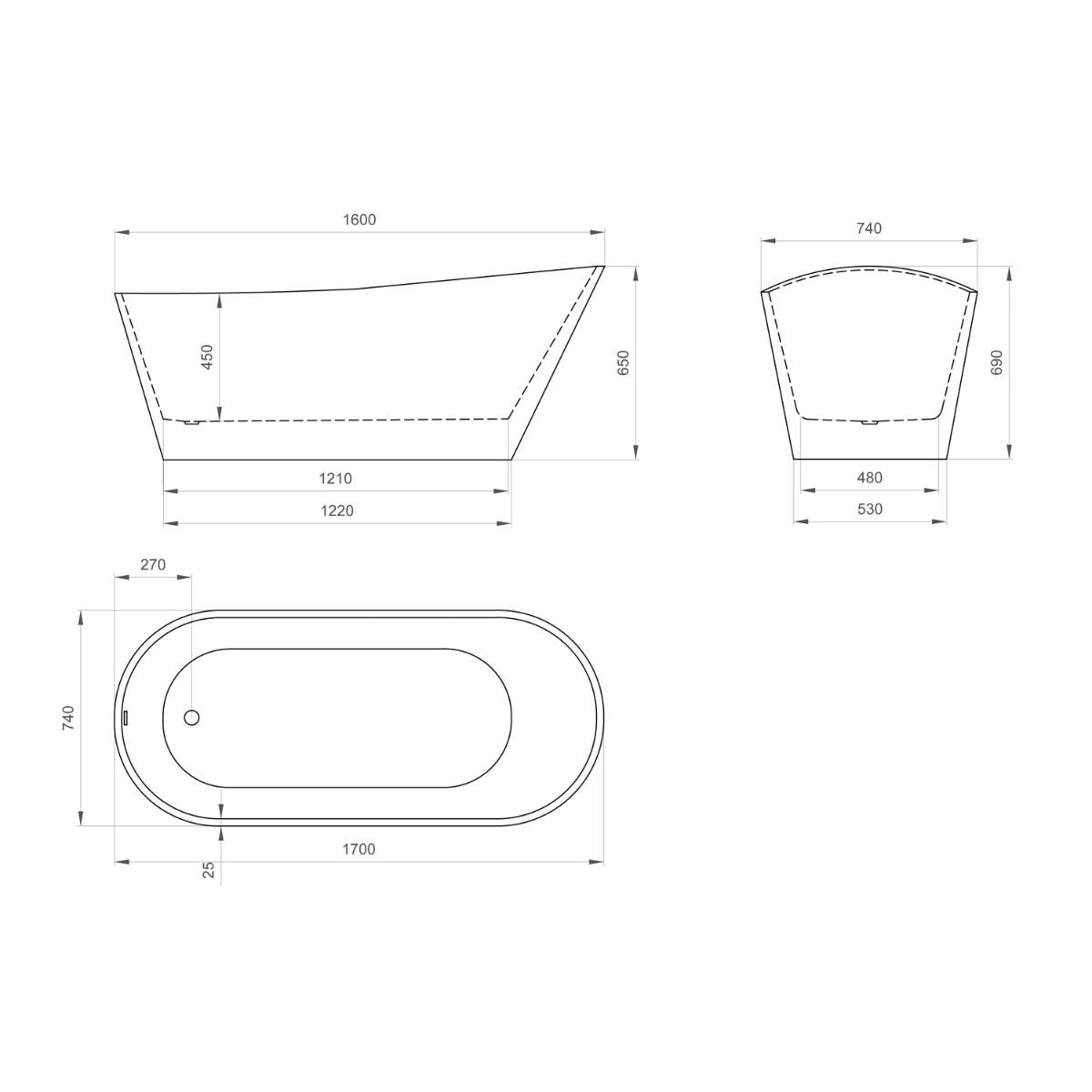 Astral Sofija samostojeća kada 160x75x69