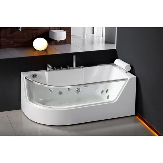 Astral Tea Lux G 170x80x58 Leva sa grejačem hidromasažna kada