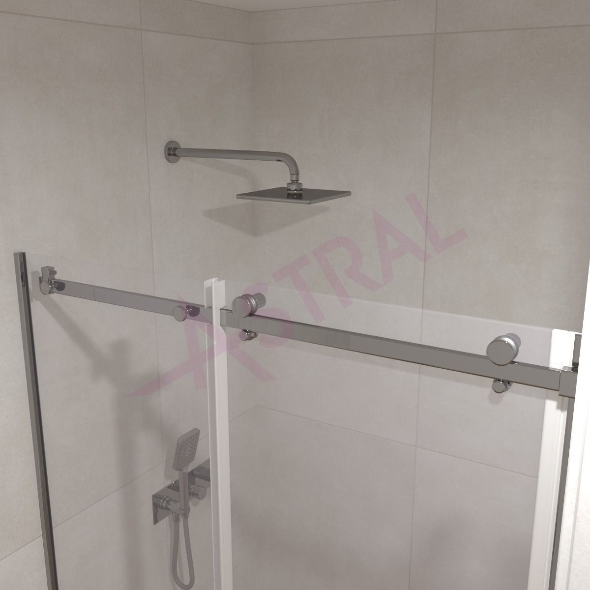 Astral Leo tuš paravan 140/195cm 8mm Nano Easy