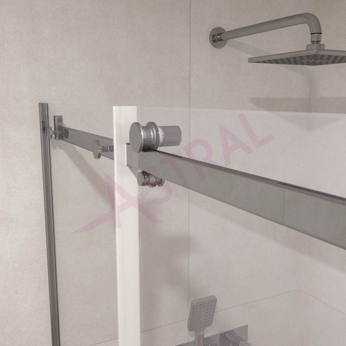 Astral Leo tuš paravan 120/195cm 8mm Nano Easy