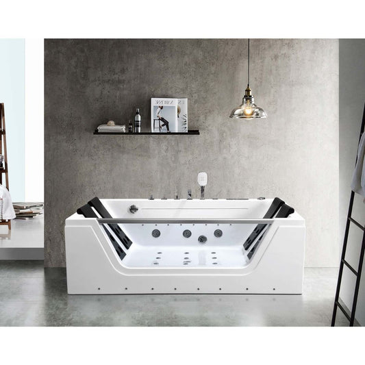 Crystal Aqua Duo Lux G A041 180x120x58 sa grejačem hidromasažna kada