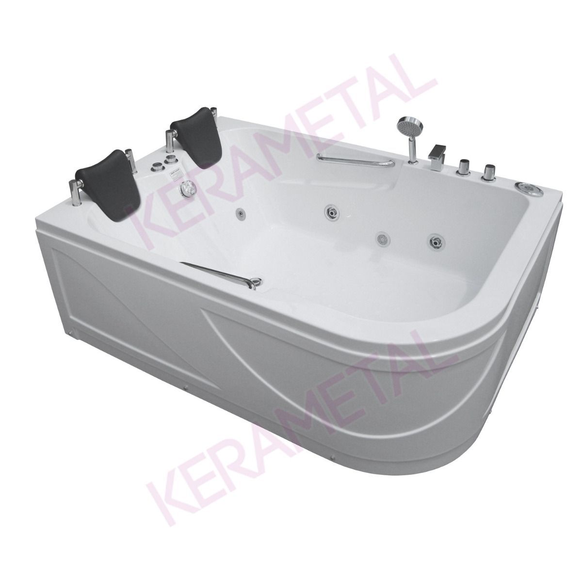 Romansa A006 170x120x59 Desna hidromasažna kada