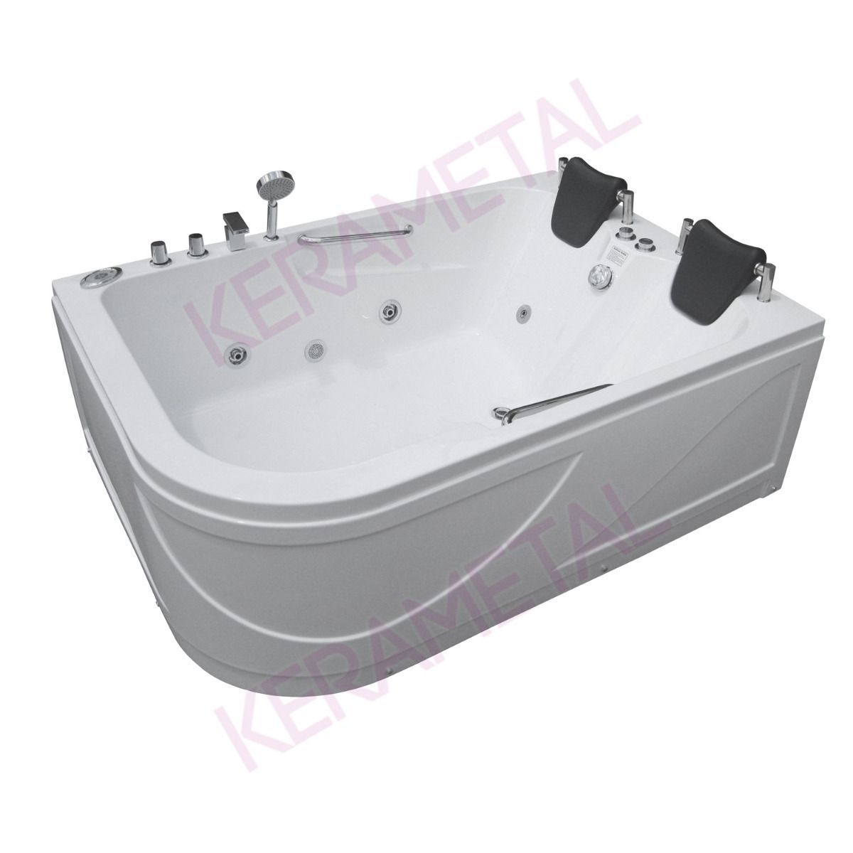 Romansa A006 170x120x59 Leva hidromasažna kada