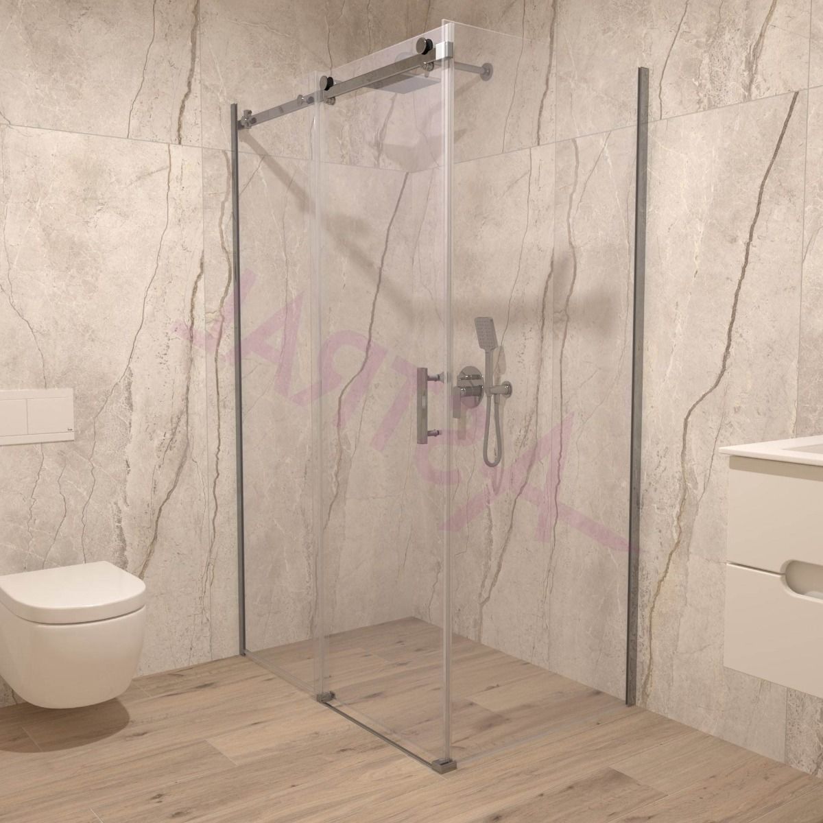 Astral Faro 120x80x195cm/6mm