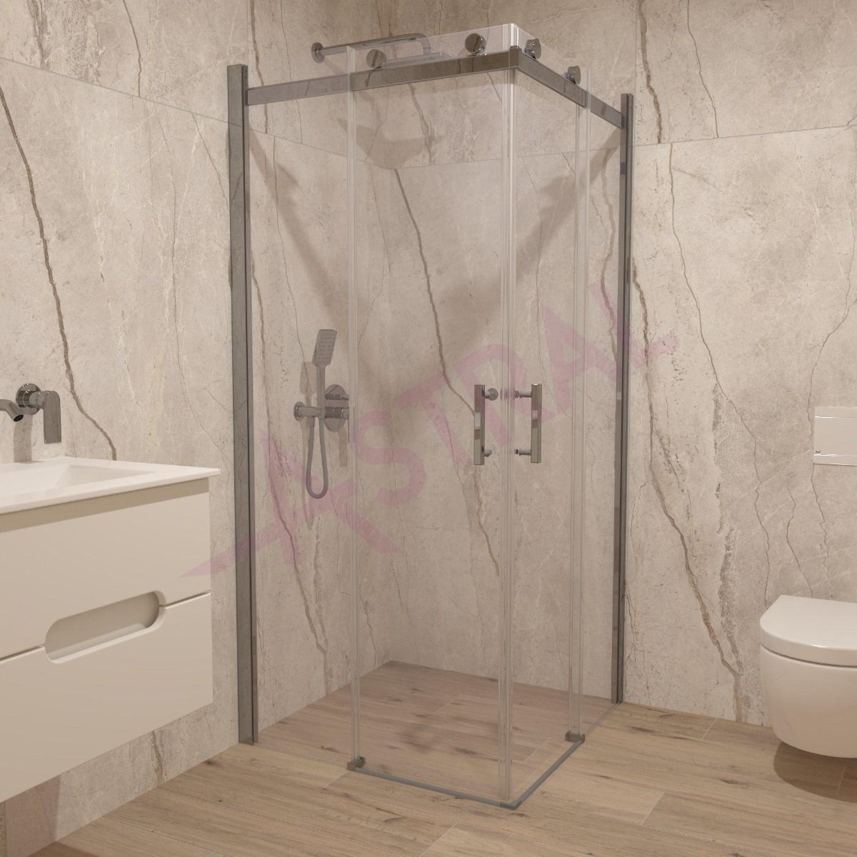 Astral Faro 90x90x195cm/6mm