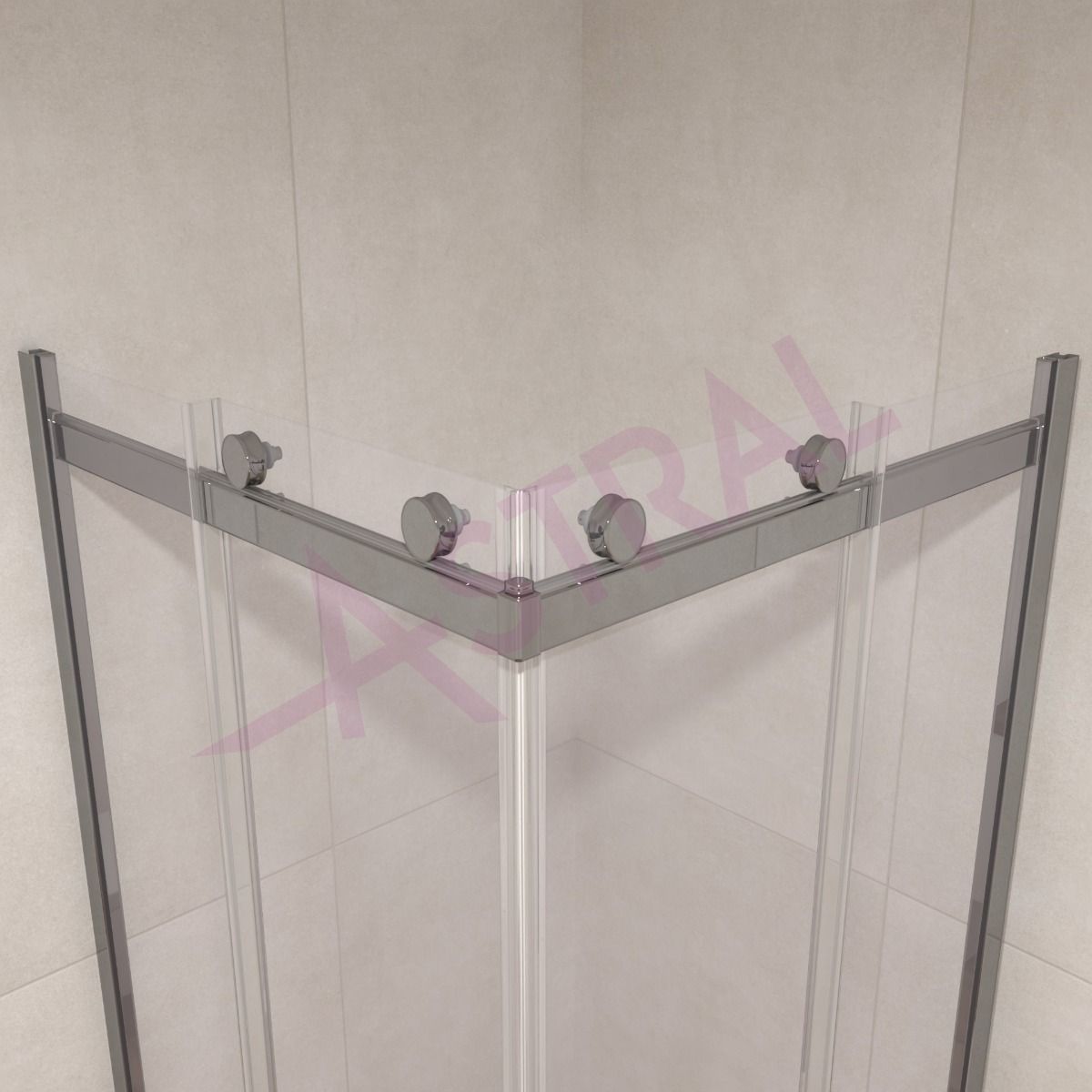 Astral Leo 80x80x195cm/8mm Nano Easy