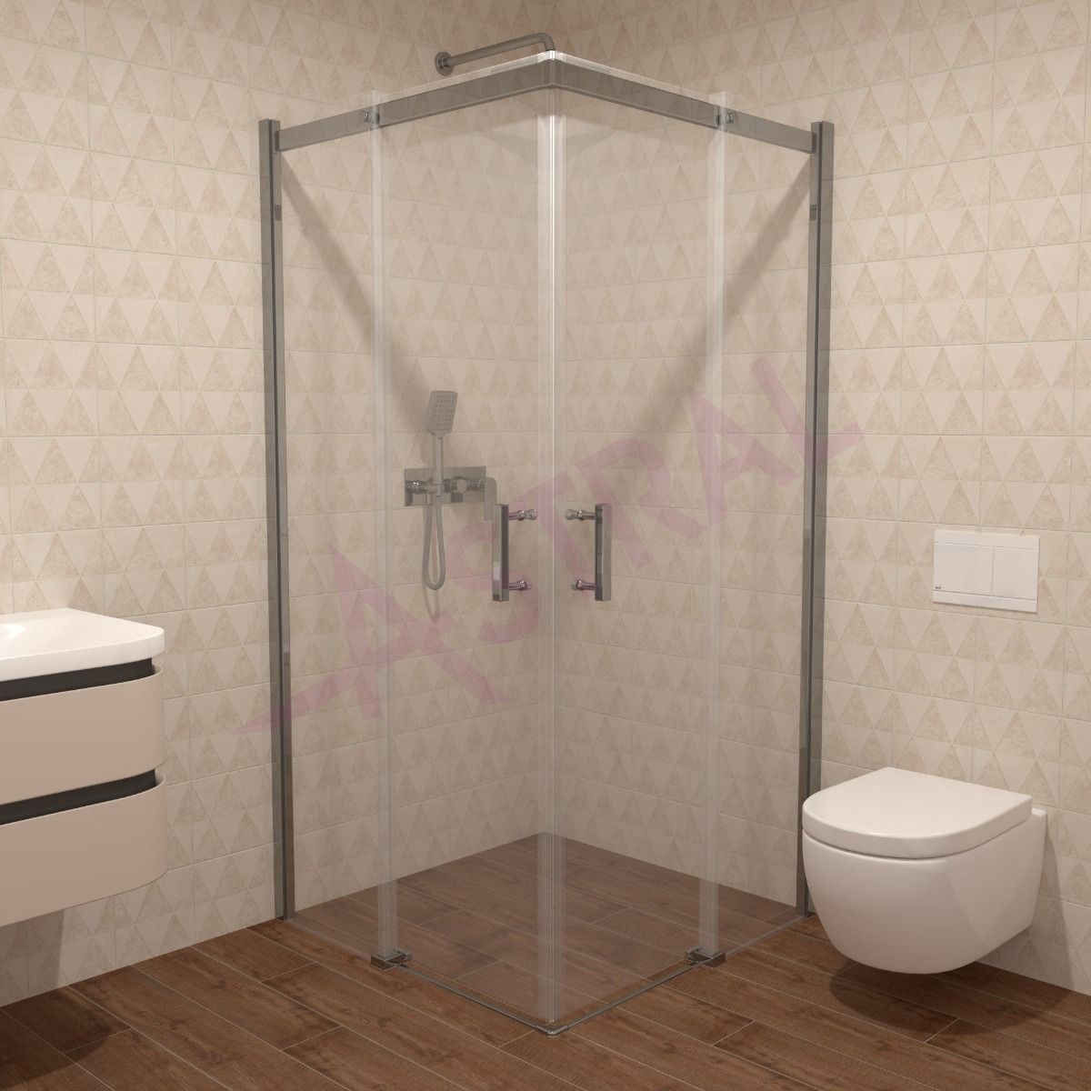 Astral Lido 100x100x195cm/6mm