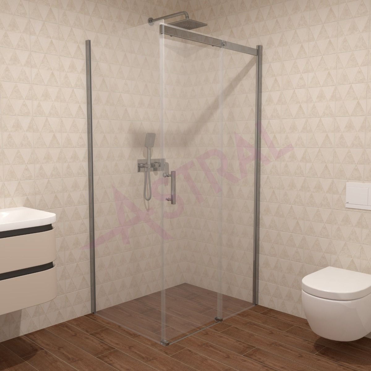 Astral Lido 100x80x195cm/6mm