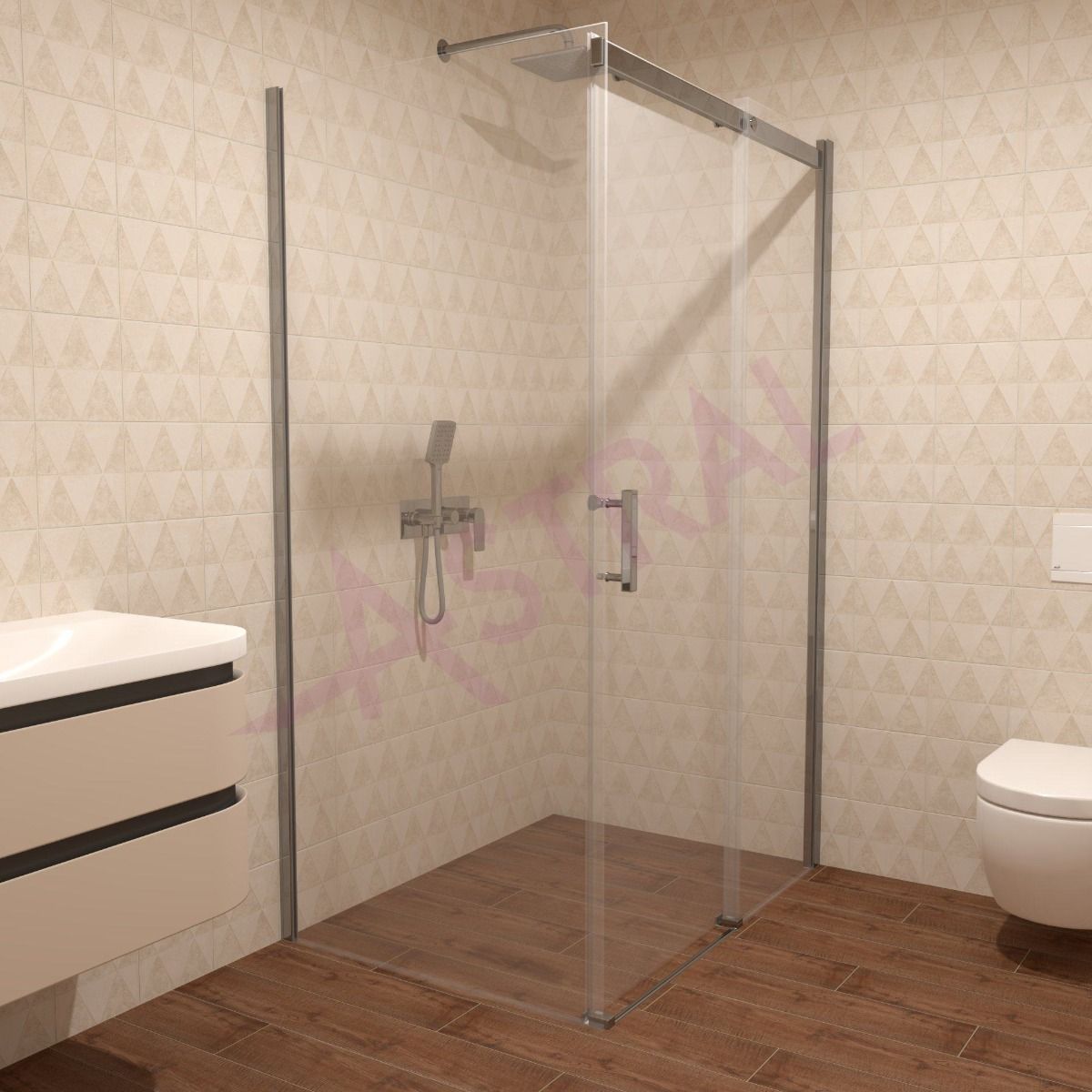 Astral Lido 120x90x195cm/6mm